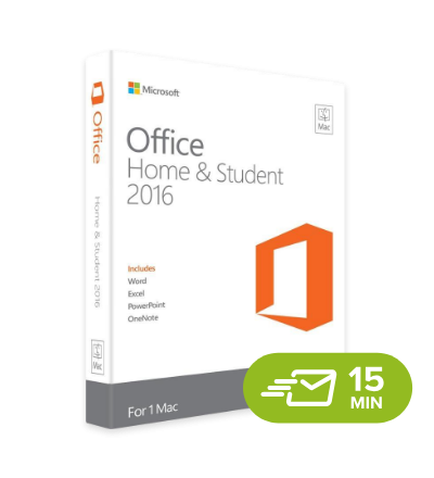 Office 2016 Home & Student MacOS - elektronická licence