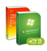 Windows 7 Home Premium + Office 2010 Home & Student - elektronická licence