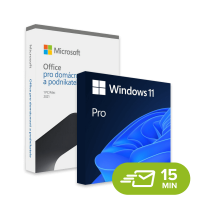 Windows 11 Pro + Office 2021 Home & Business - elektronická licence