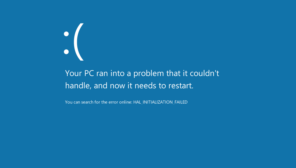 Экран смерти виндовс 8. Синий экран. Синий экран виндовс 8. Синий экран смерти Windows 10.